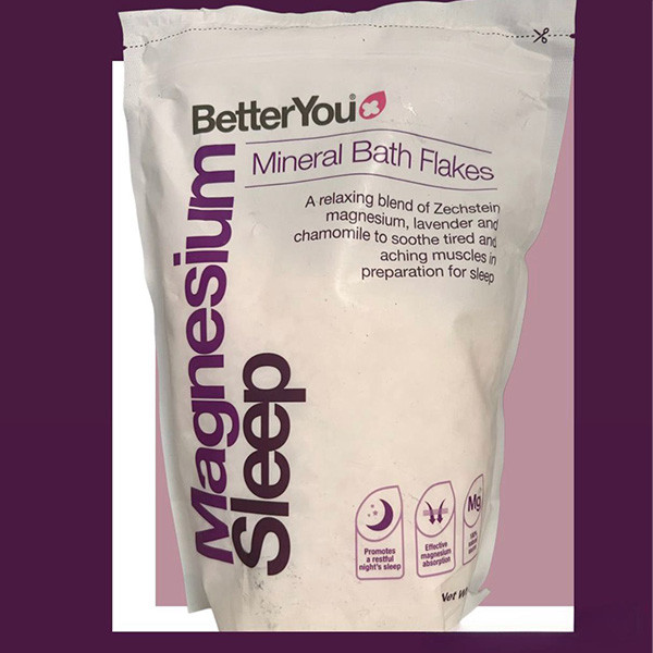 BetterYou Magnesium Sleep Lavander and Chamomile Bath Flakes